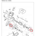 เฟืองเครื่องตัดคอนกรีต Makita รุ่น 4100NB ( 1 ชุด มี 2 ชิ้น ) ** Premium Grade A **  #423007 